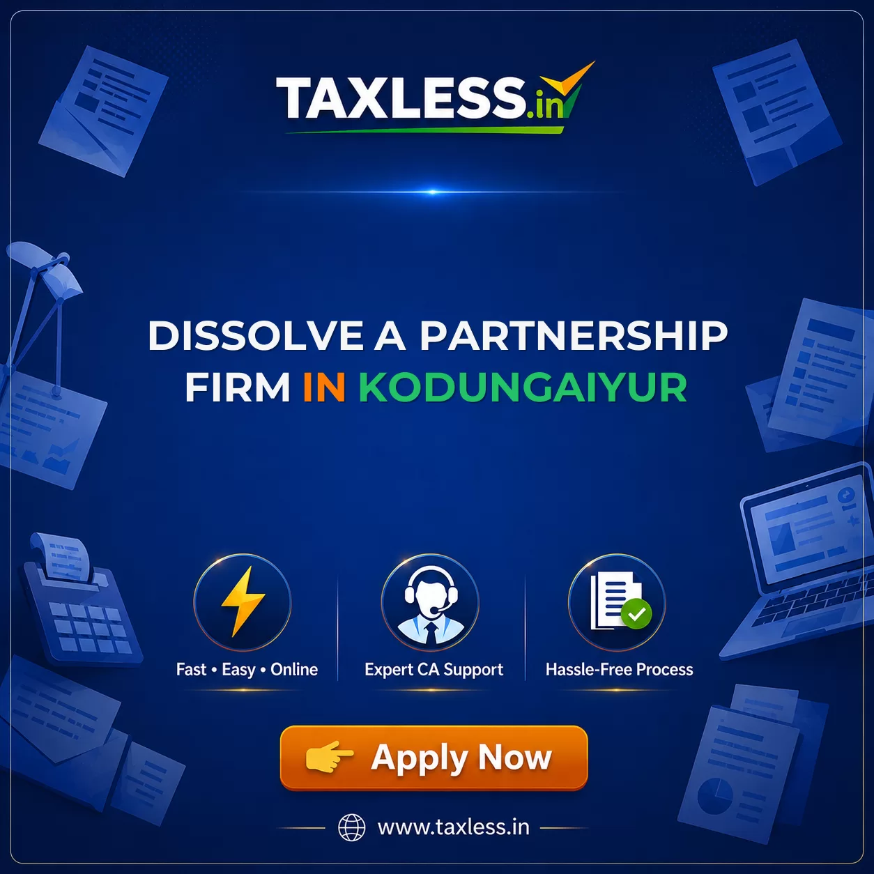 Dissolve A Partnership Firm in Kodungaiyur
