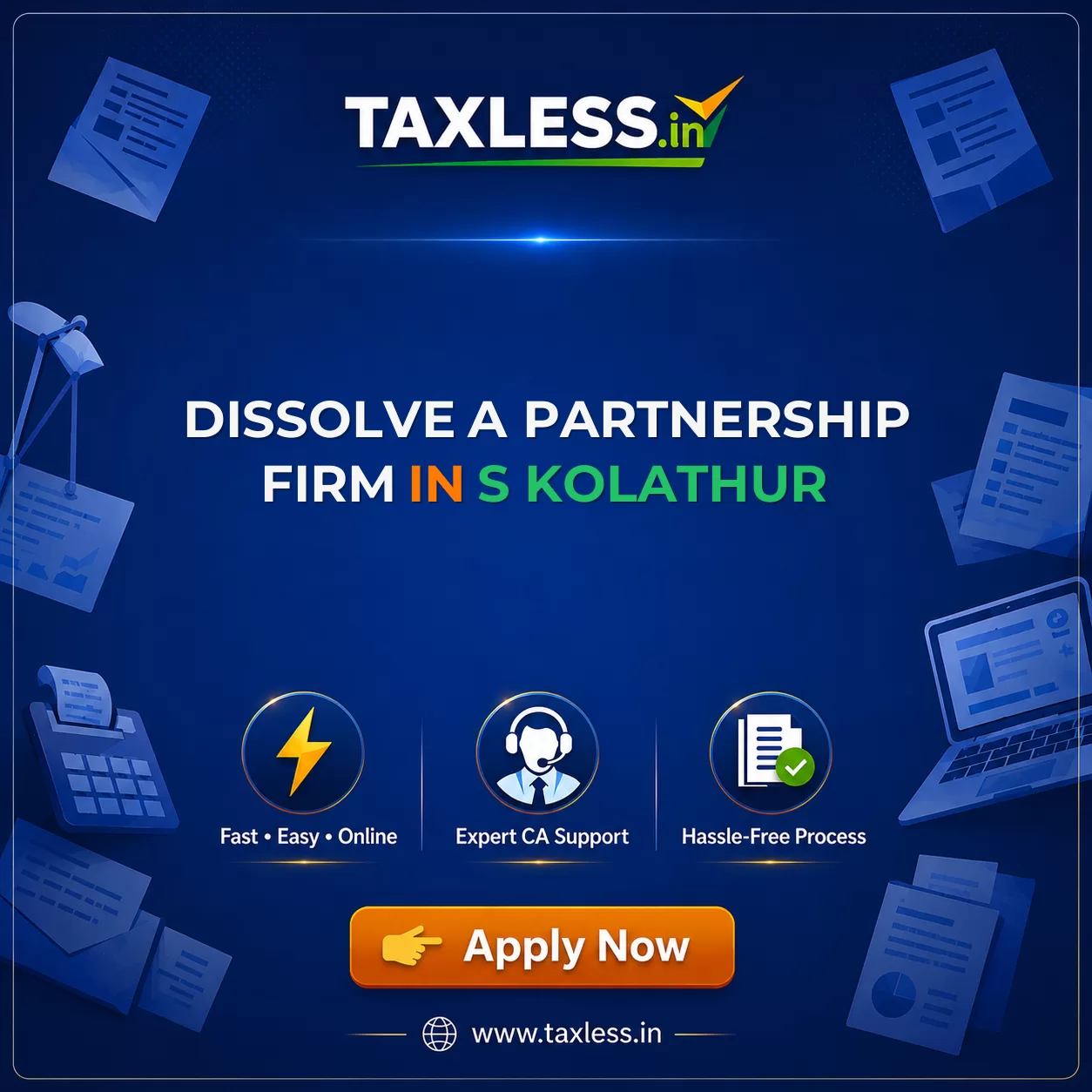 Dissolve A Partnership Firm in S Kolathur