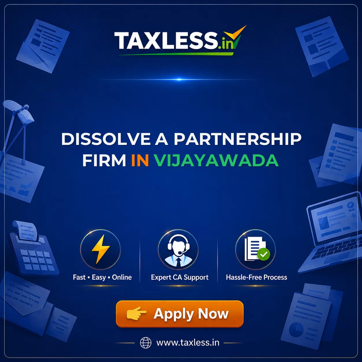 Dissolve A Partnership Firm in Vijayawada
