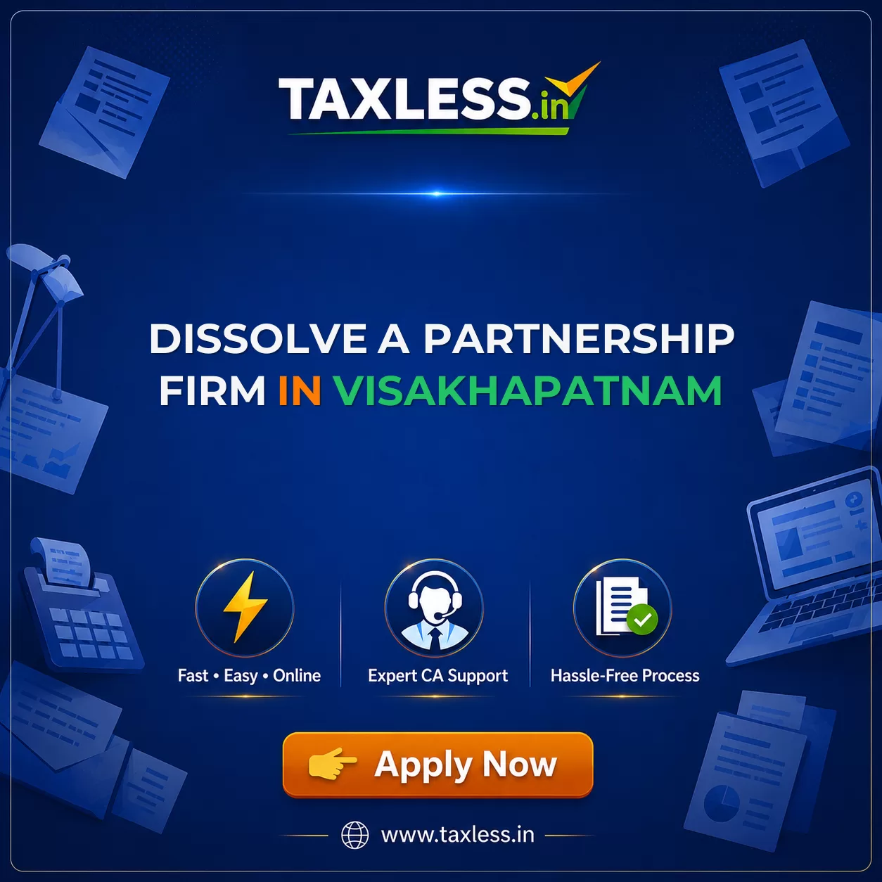 Dissolve A Partnership Firm in Visakhapatnam