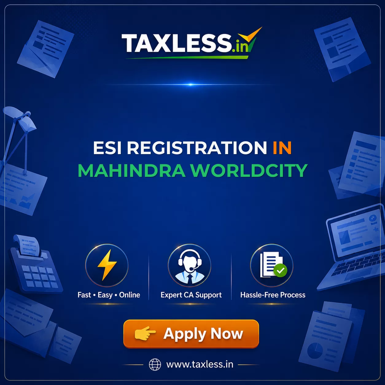 ESI Registration in Mahindra Worldcity