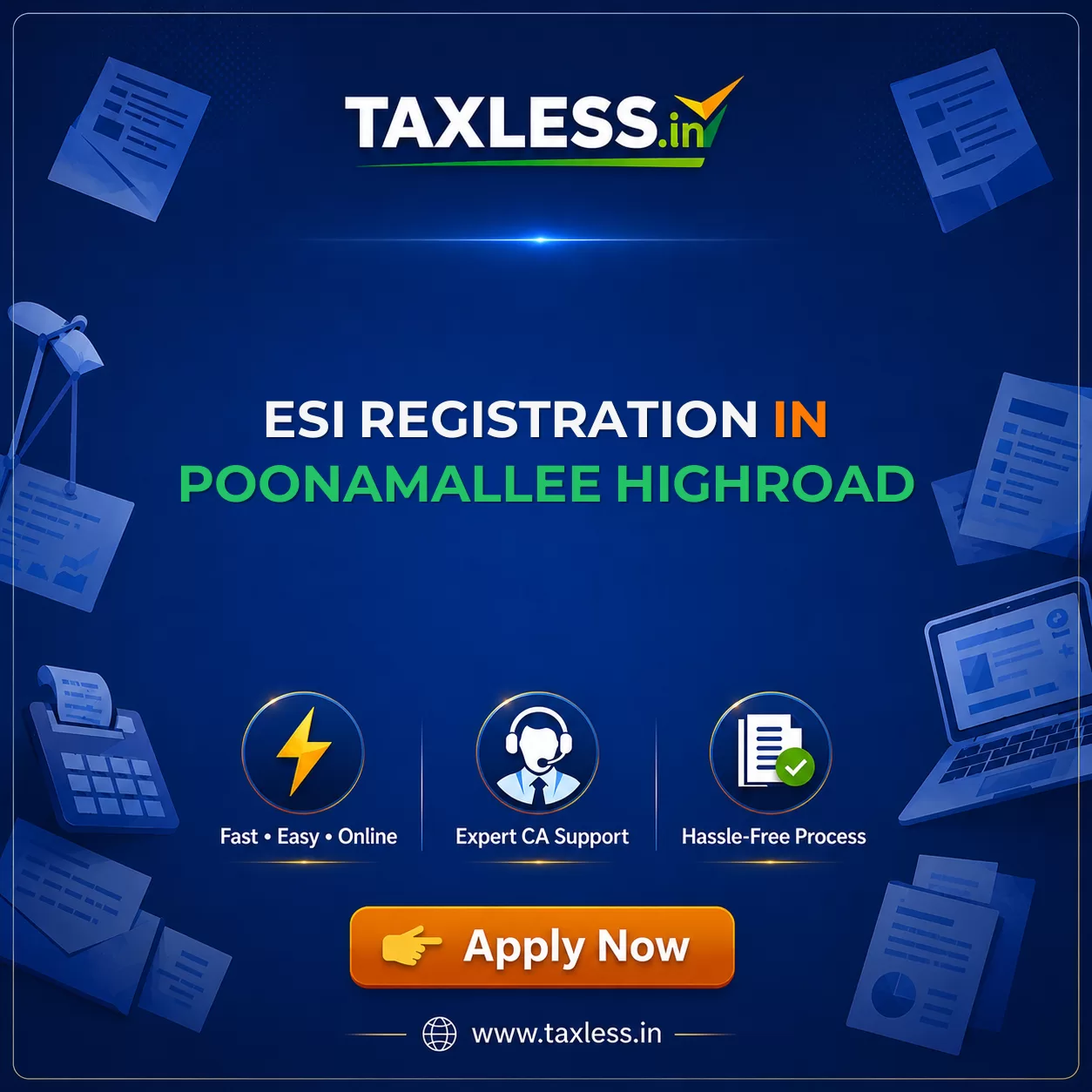 ESI Registration in Poonamallee Highroad