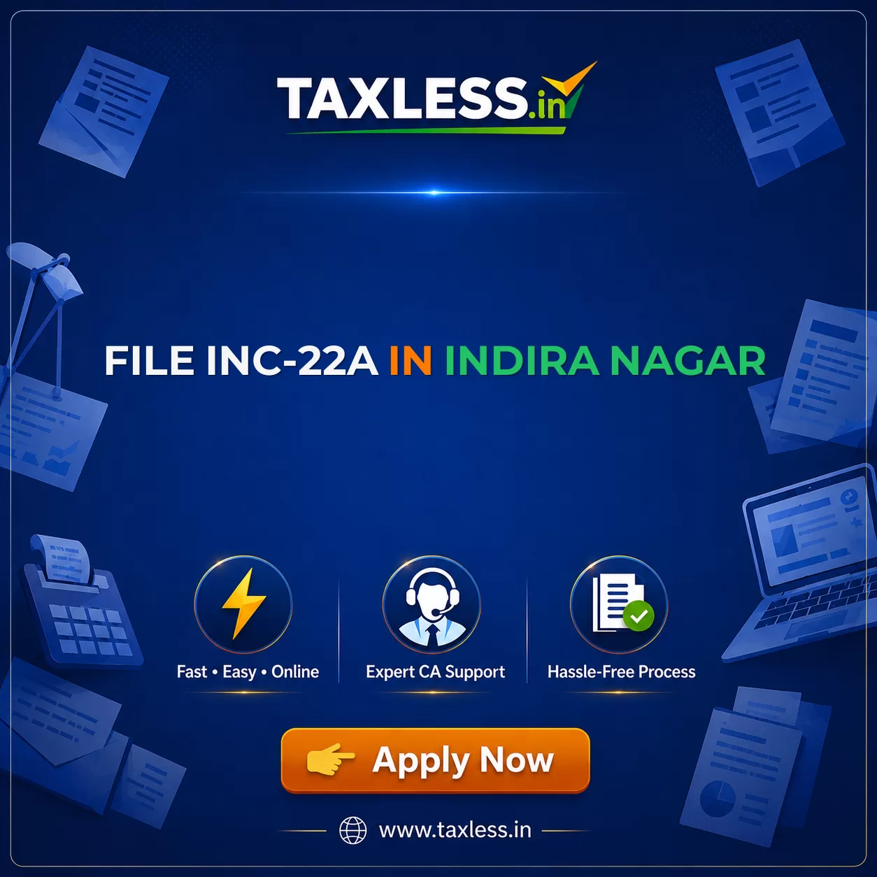 File INC-22A in Indira Nagar