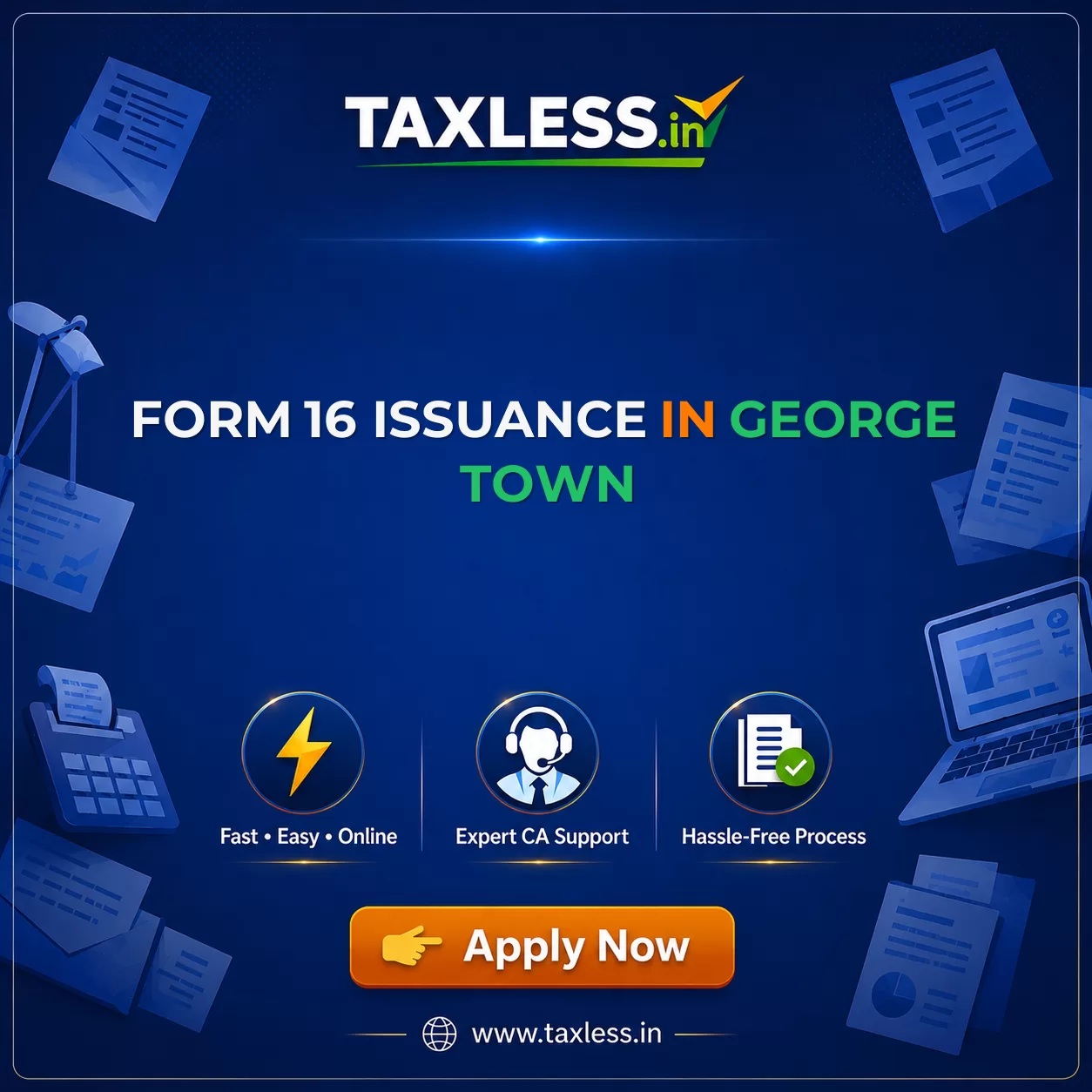 Form 16 Issuance in George Town