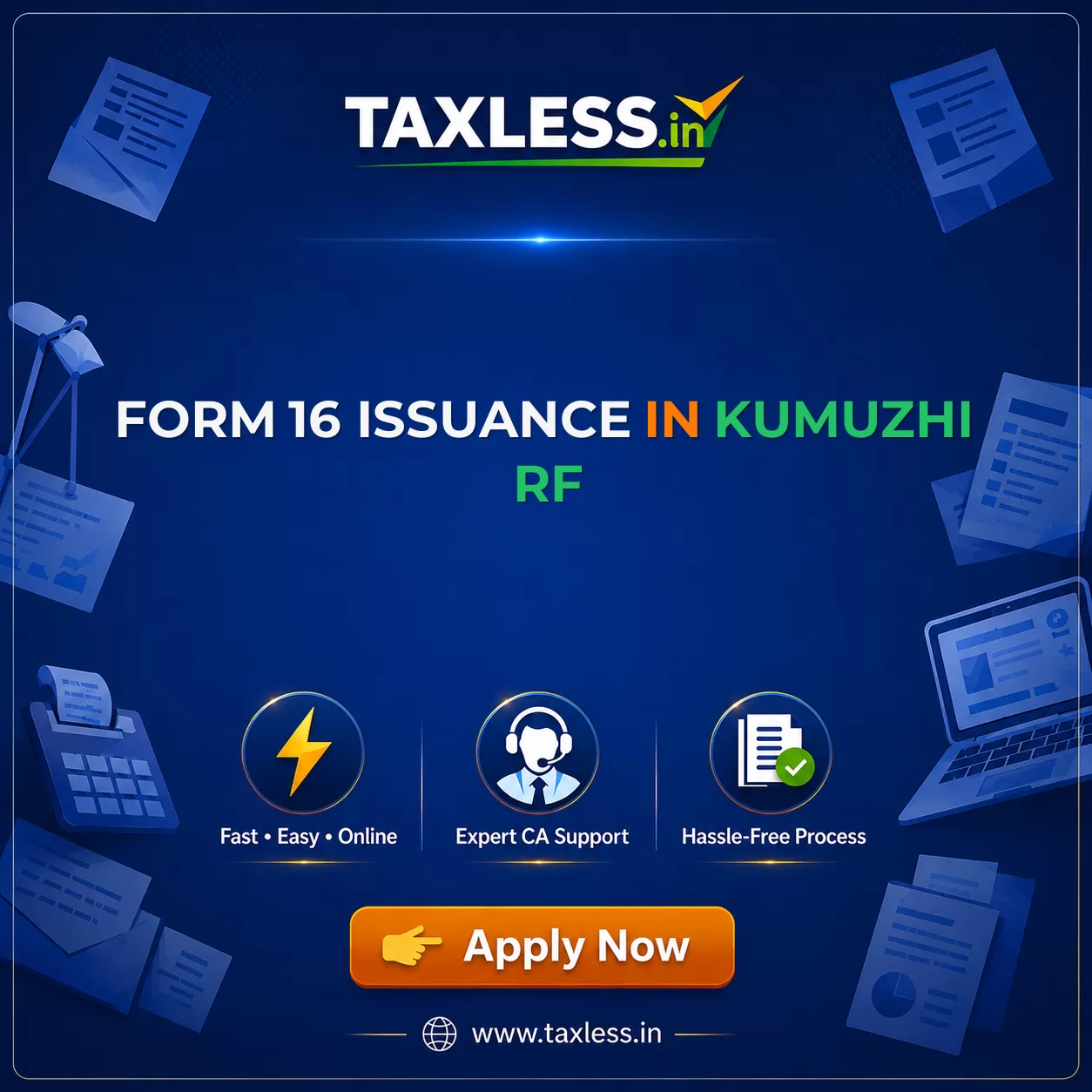 Form 16 Issuance in Kumuzhi Rf