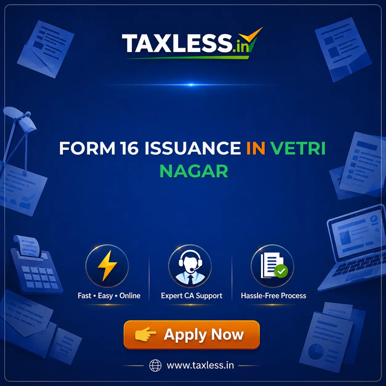 Form 16 Issuance in Vetri Nagar