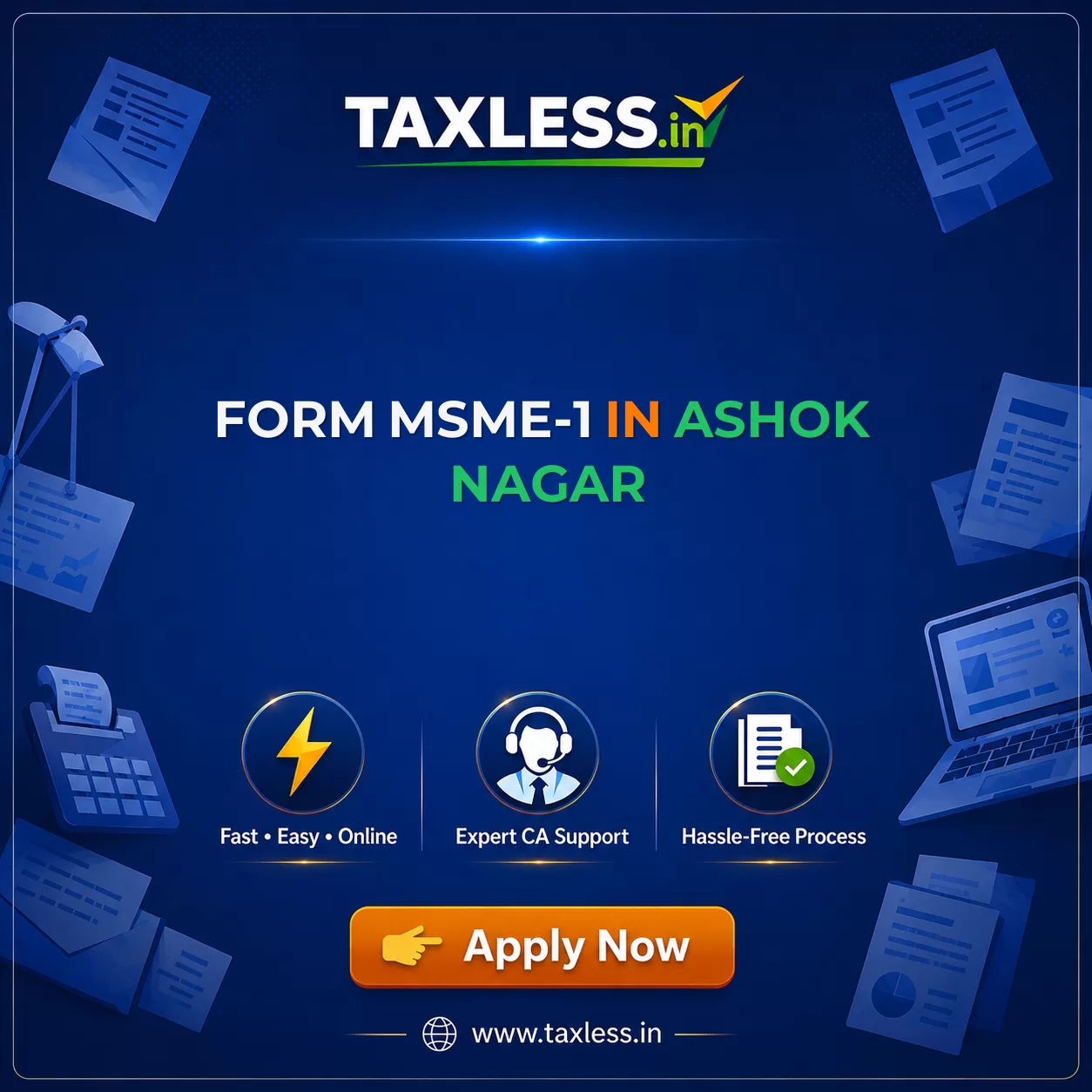 Form MSME-1 in Ashok Nagar