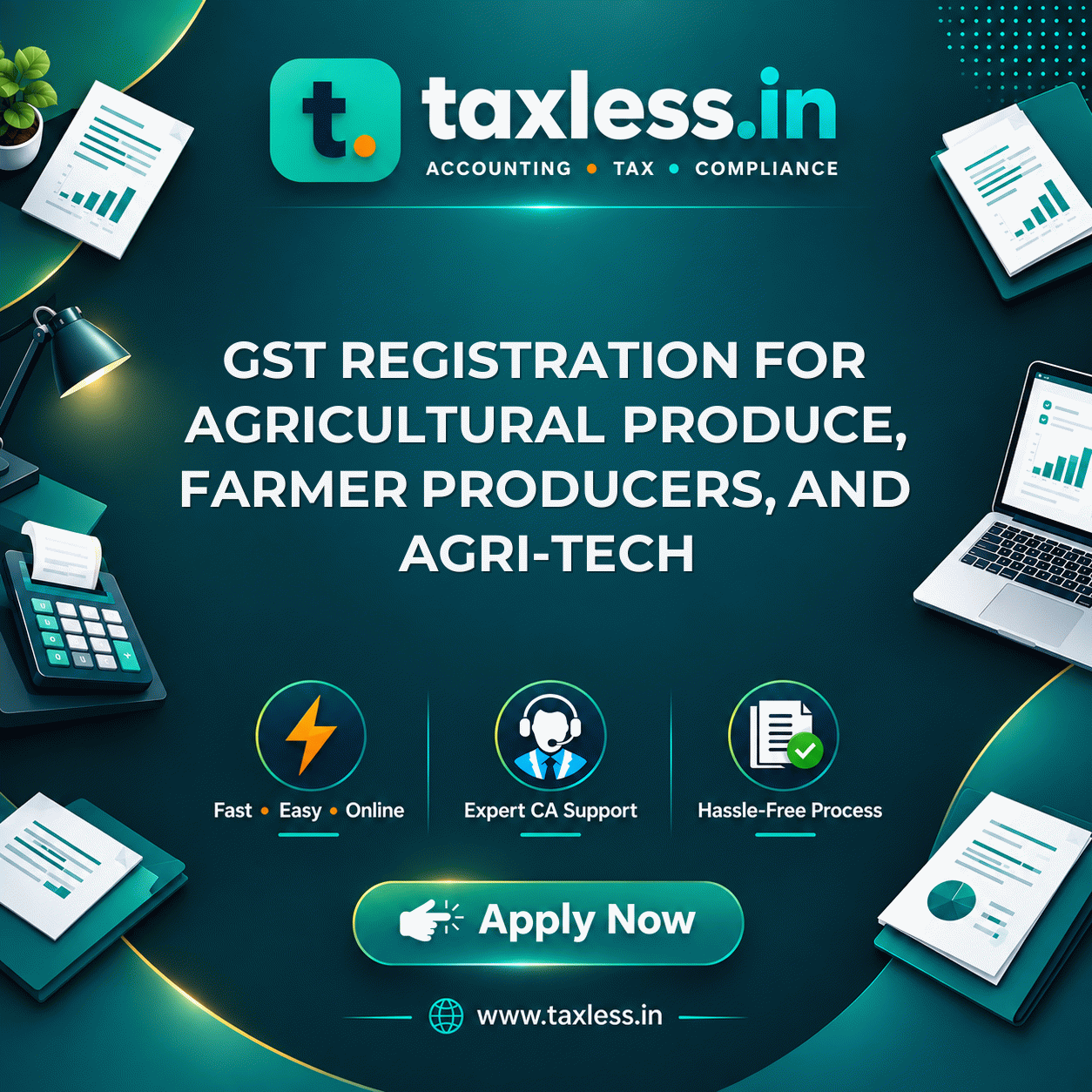 GST Registration for Agricultural Produce, Farmer Producers, and Agri-Tech