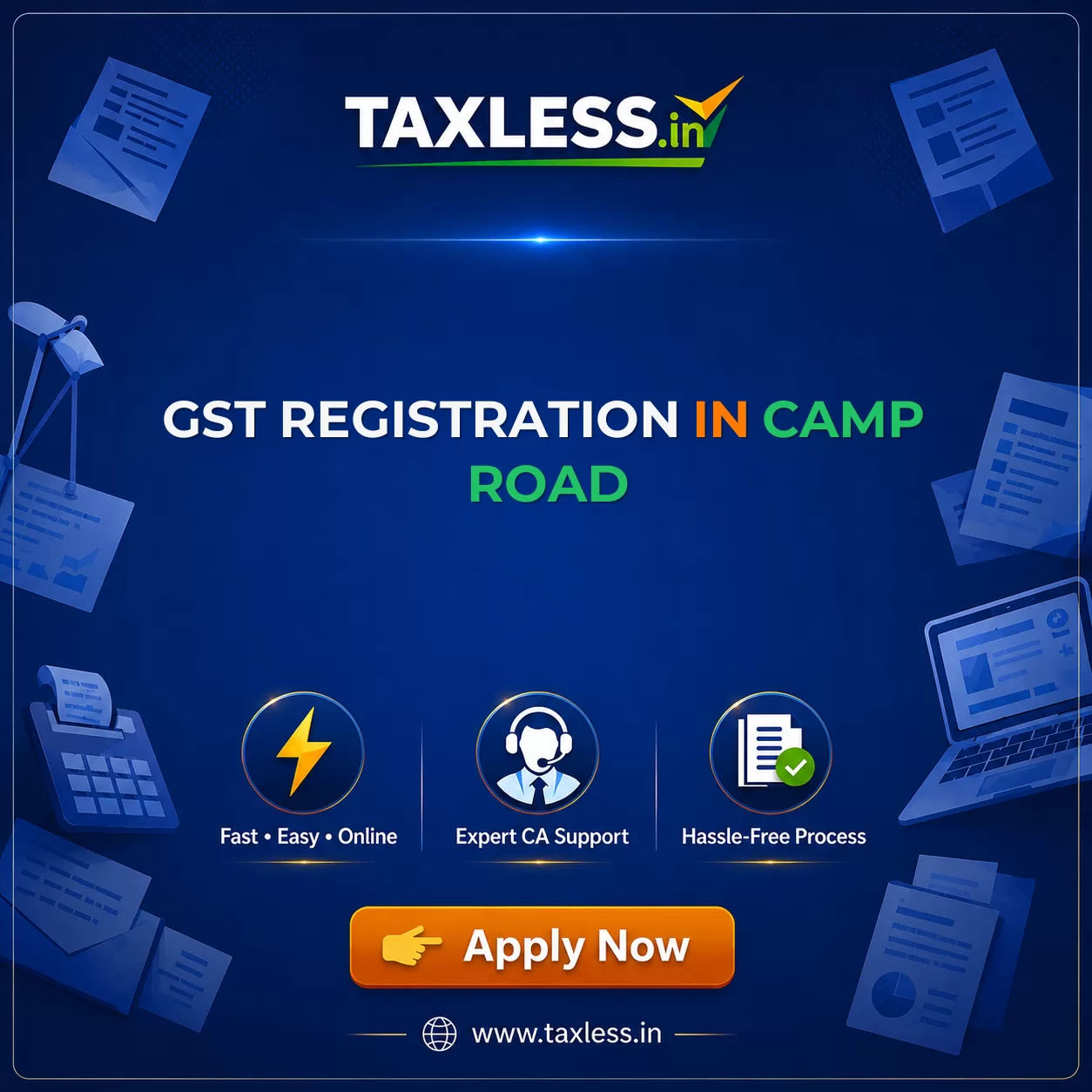 GST Registration in Camp Road