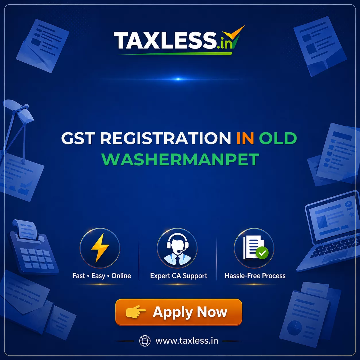 GST Registration in Old Washermanpet