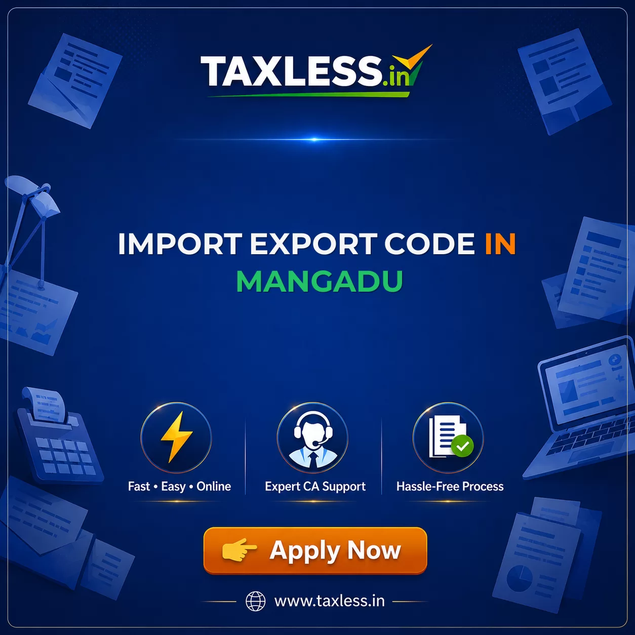 Import Export Code in Mangadu