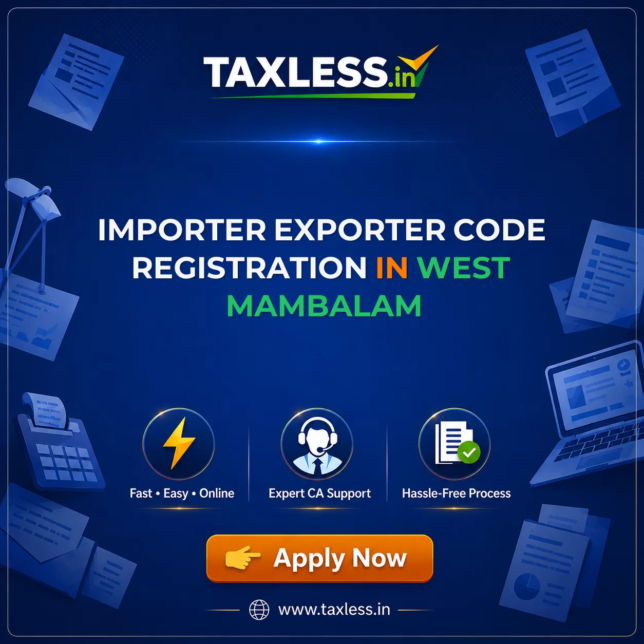 Importer Exporter Code Registration in West Mambalam