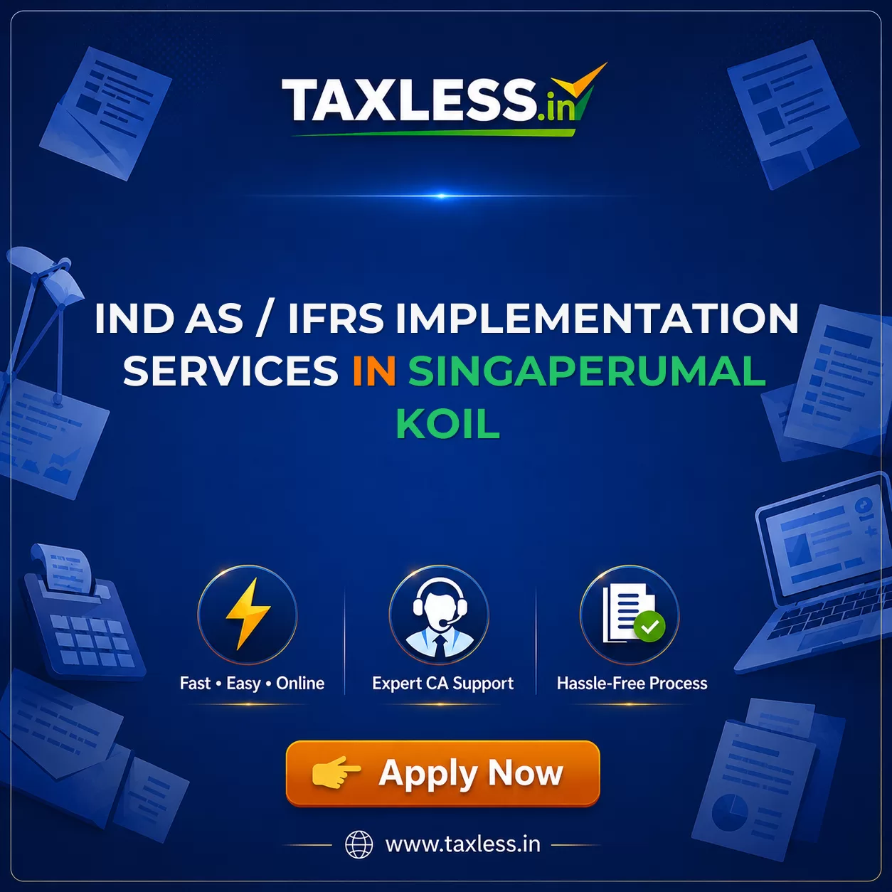 Ind AS / IFRS Implementation Services in Singaperumal Koil