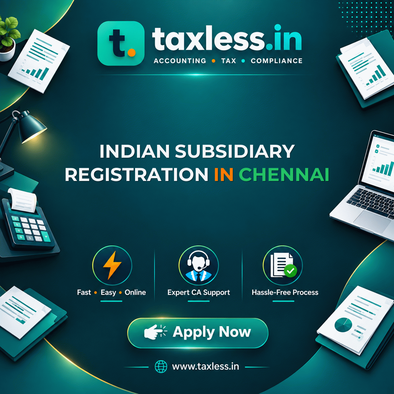 Indian Subsidiary Registration in Chennai
