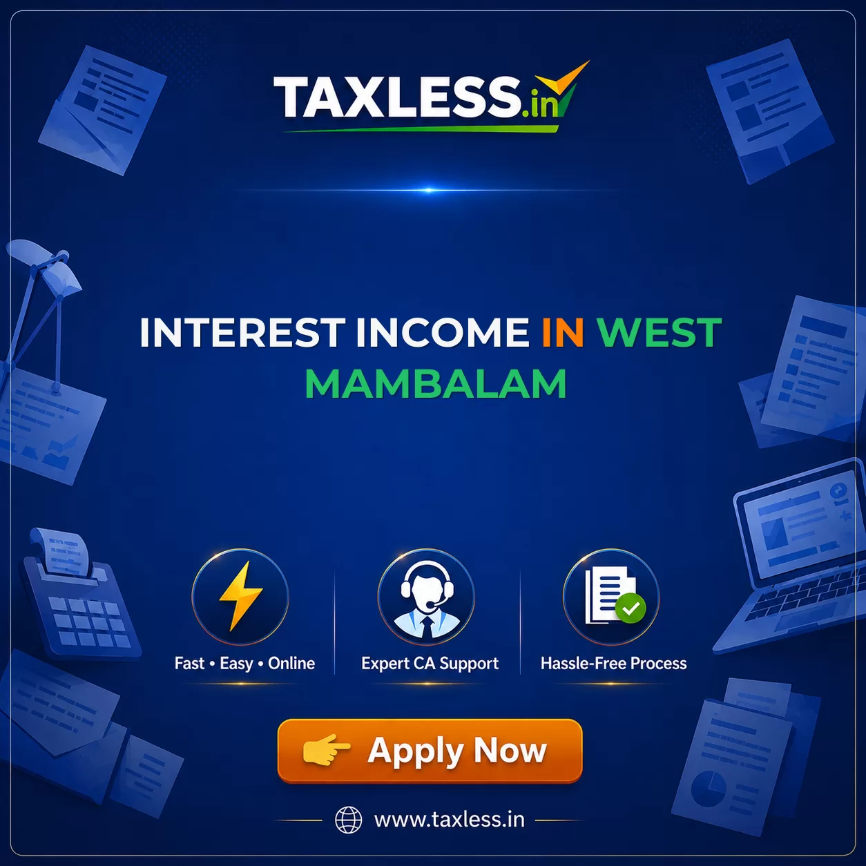Interest Income in West Mambalam