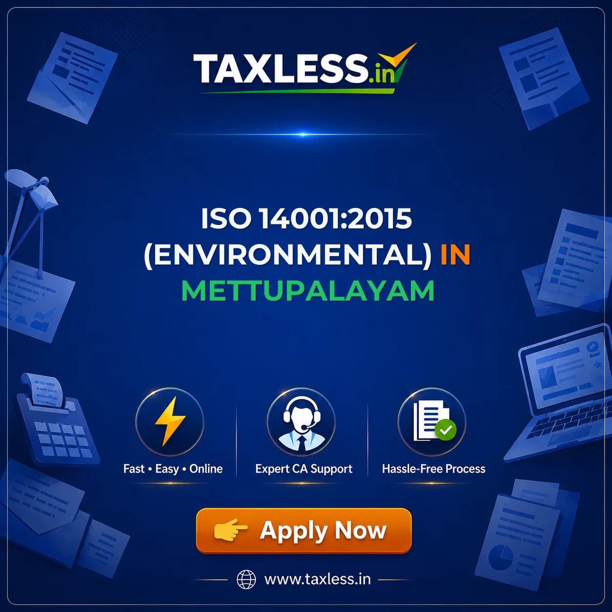 ISO 14001:2015 (Environmental) in Mettupalayam
