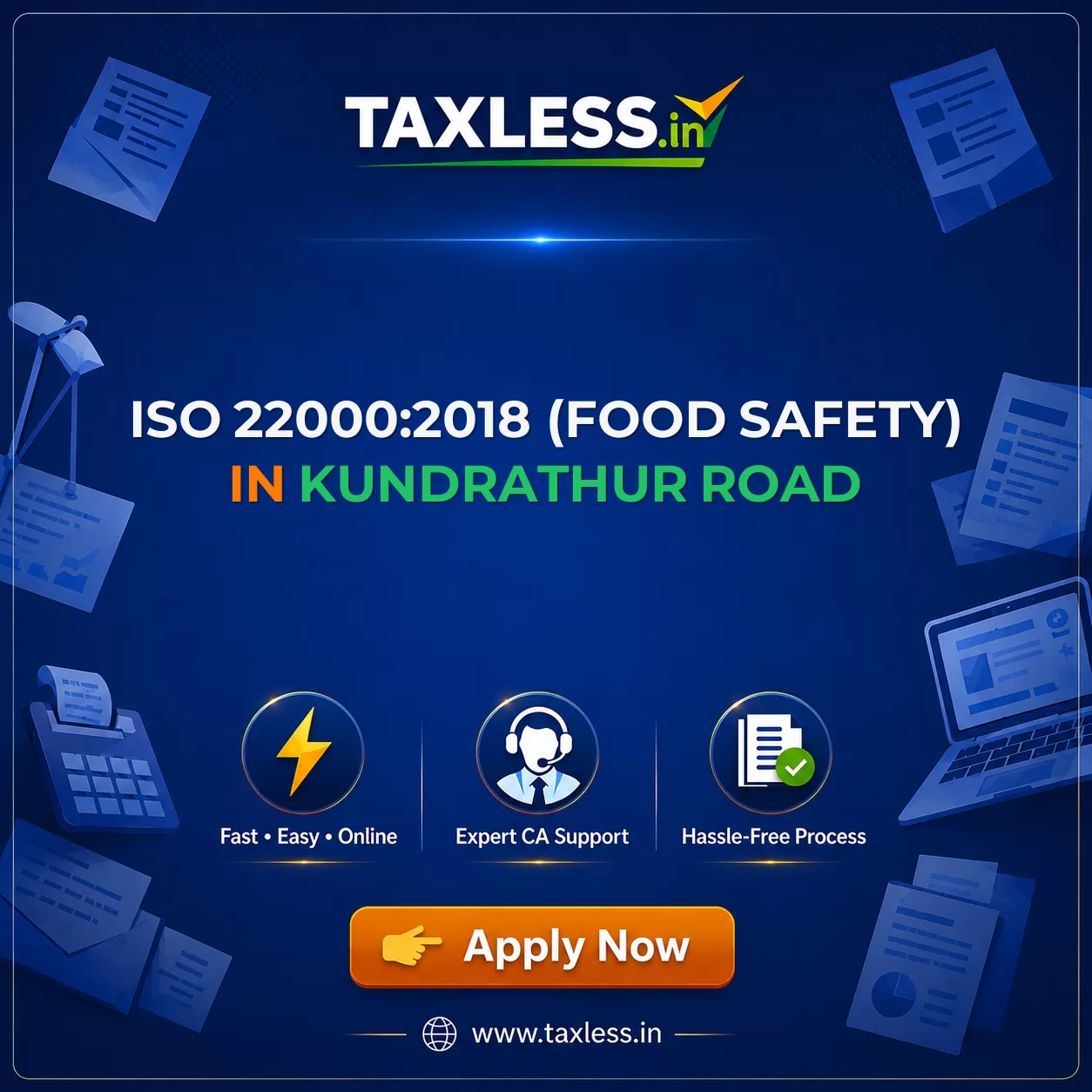 ISO 22000:2018 (Food Safety) in Kundrathur Road