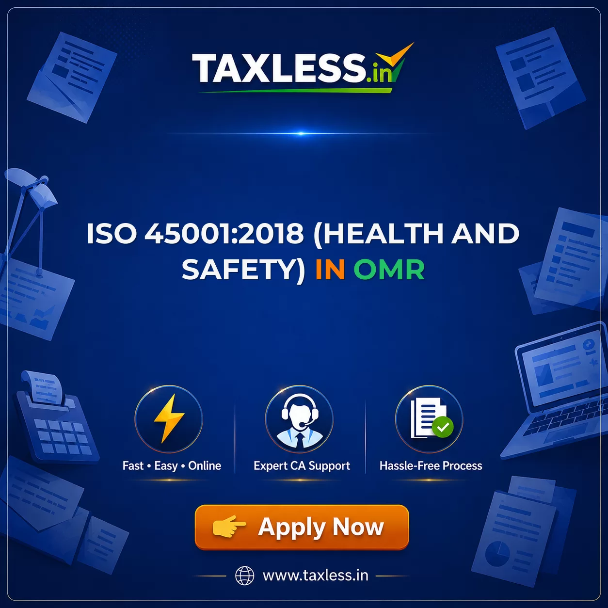 ISO 45001:2018 (Health And Safety) in Omr
