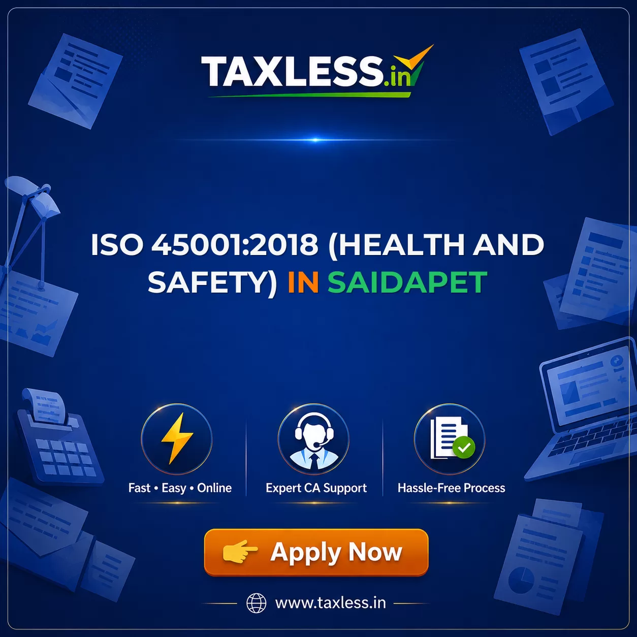 ISO 45001:2018 (Health And Safety) in Saidapet