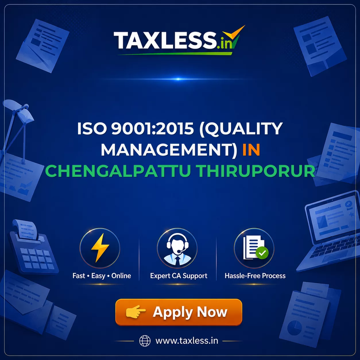 ISO 9001:2015 (Quality Management) in Chengalpattu Thiruporur