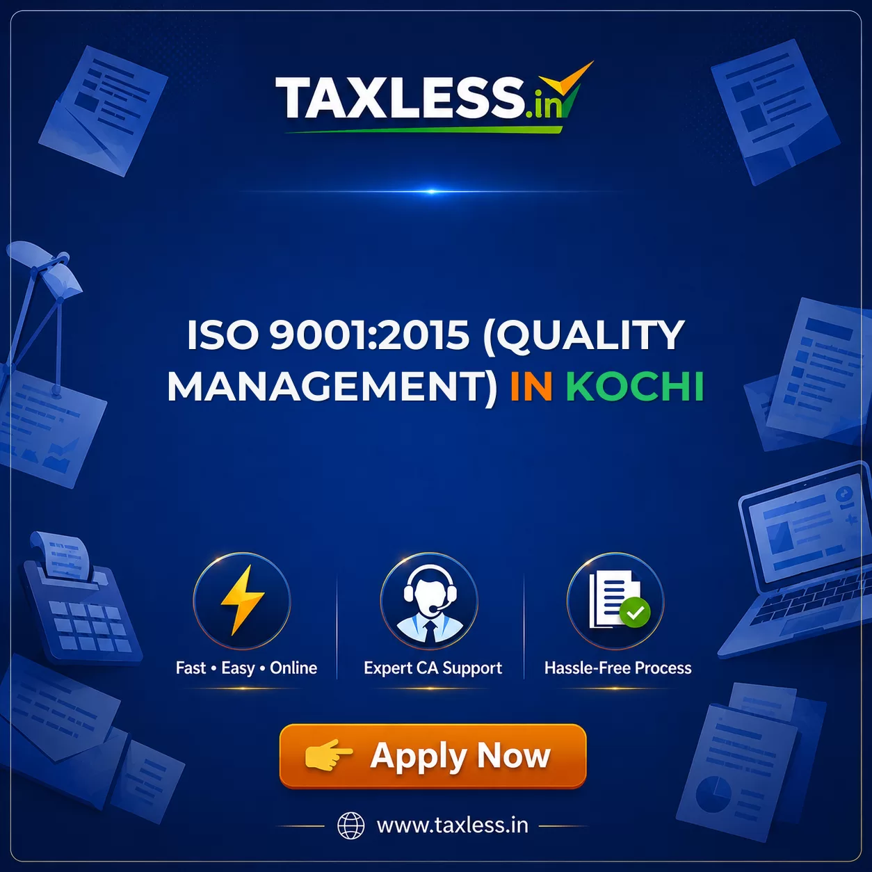 ISO 9001:2015 (Quality Management) in Kochi