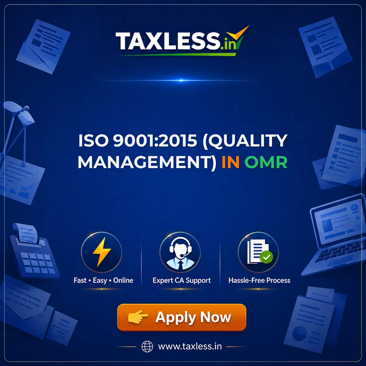 ISO 9001:2015 (Quality Management) in Omr