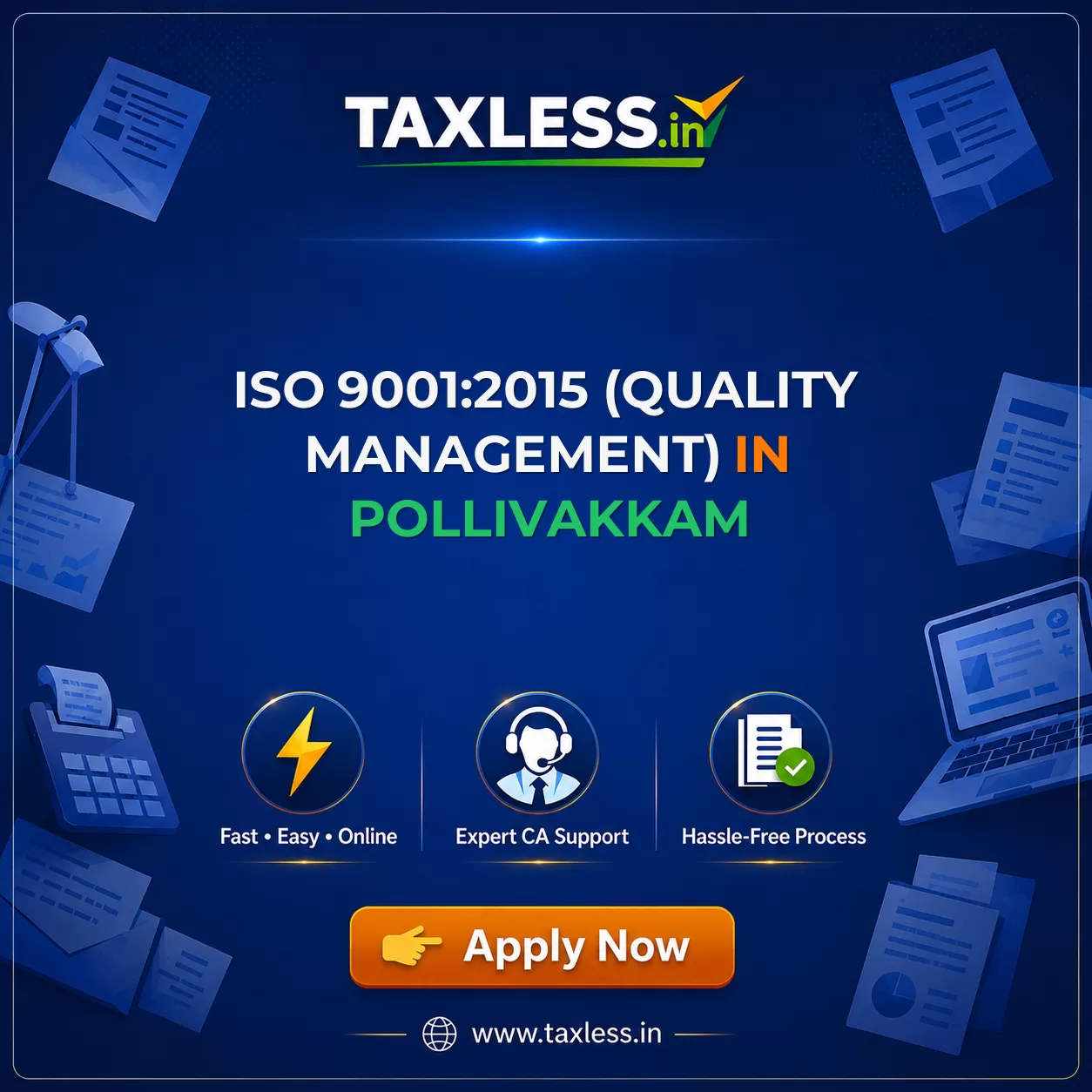 ISO 9001:2015 (Quality Management) in Pollivakkam