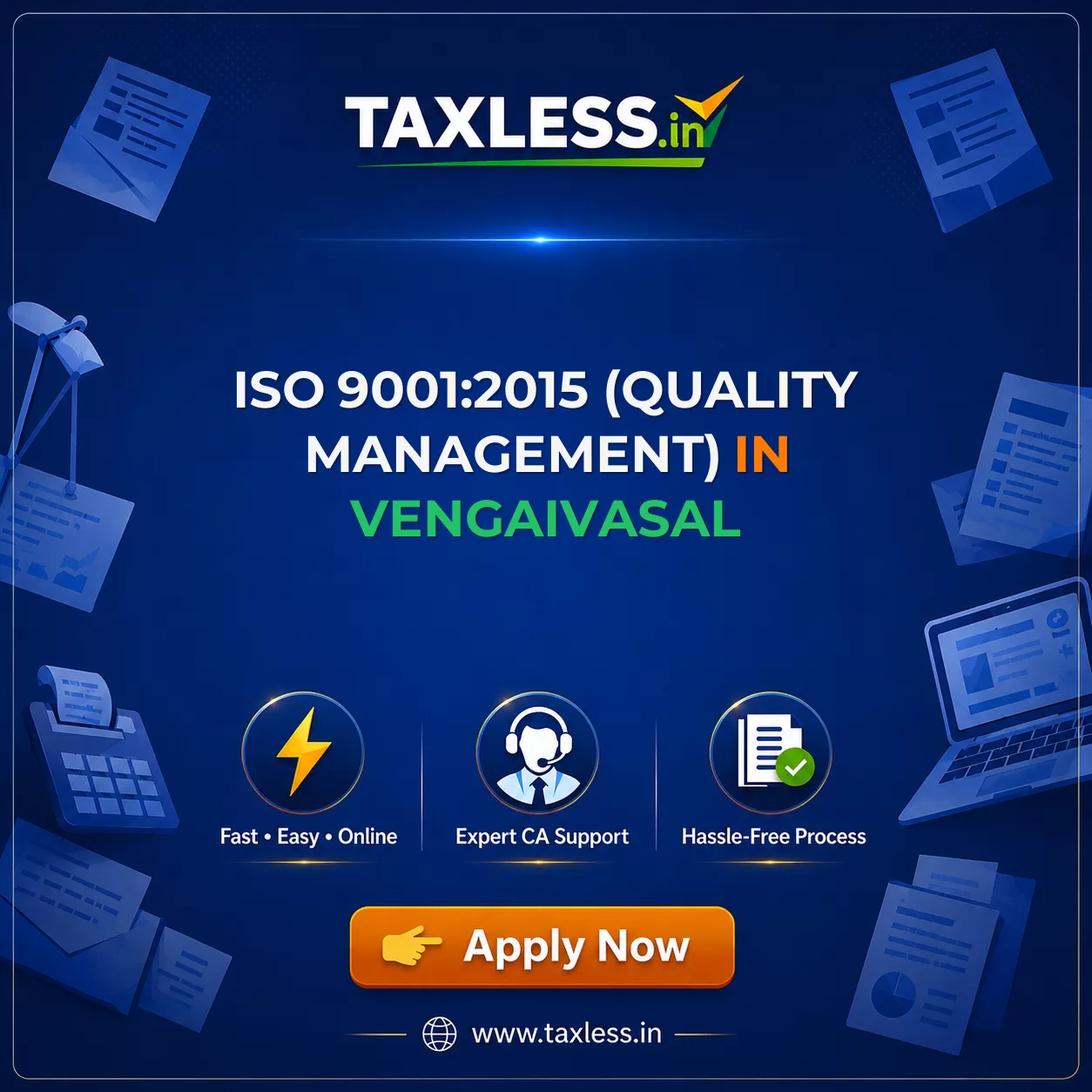 ISO 9001:2015 (Quality Management) in Vengaivasal