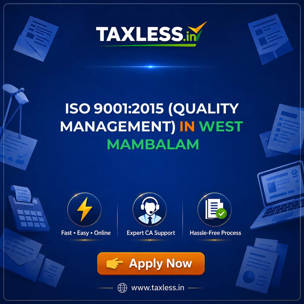 ISO 9001:2015 (Quality Management) in West Mambalam
