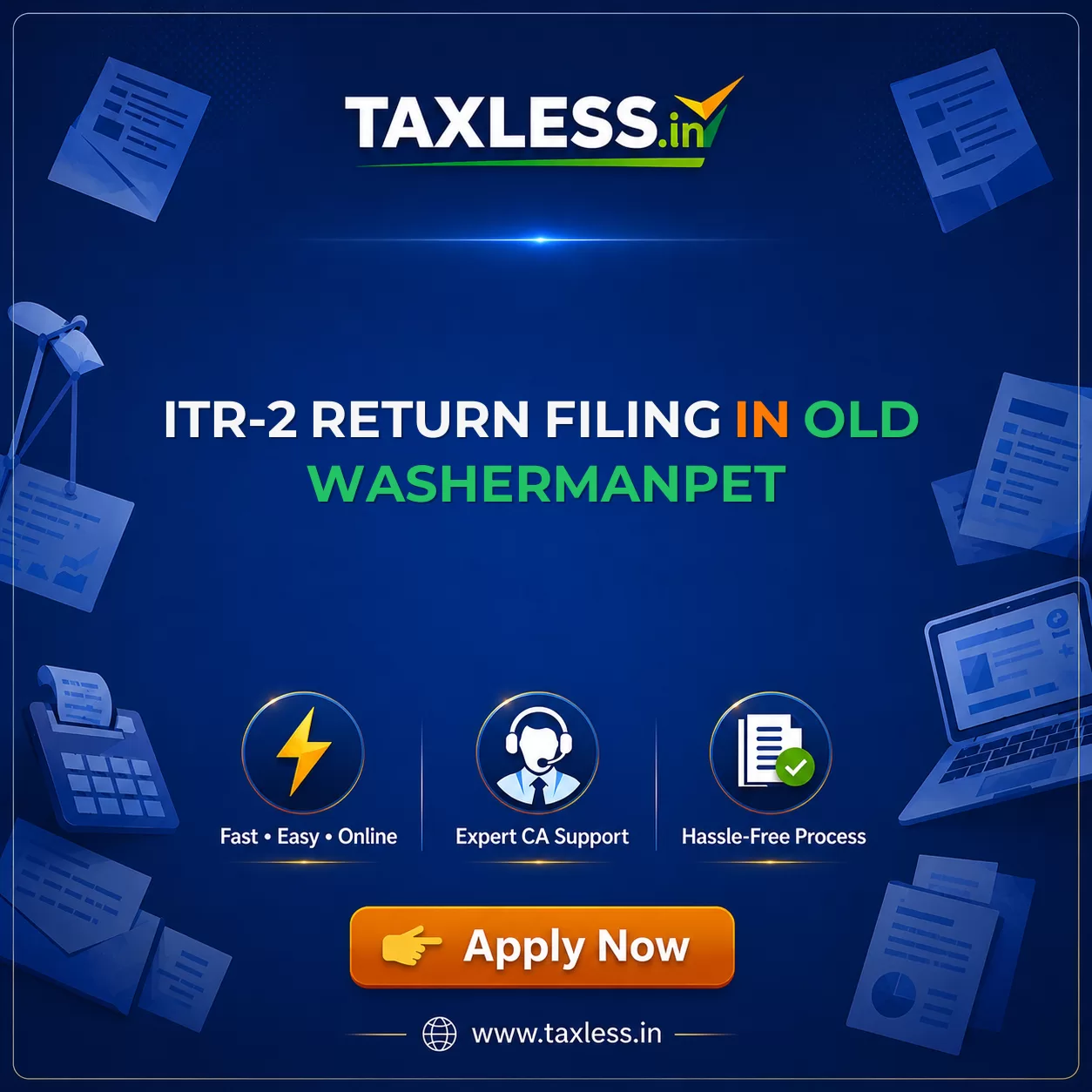 ITR-2 Return Filing in Old Washermanpet