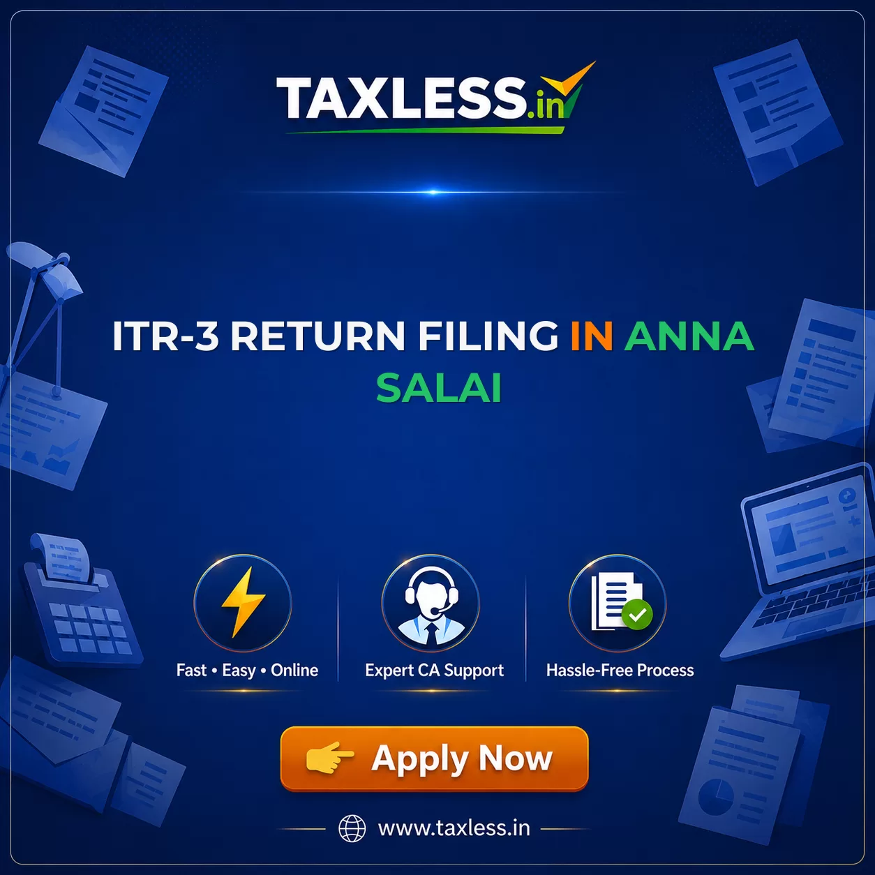ITR-3 Return Filing in Anna Salai