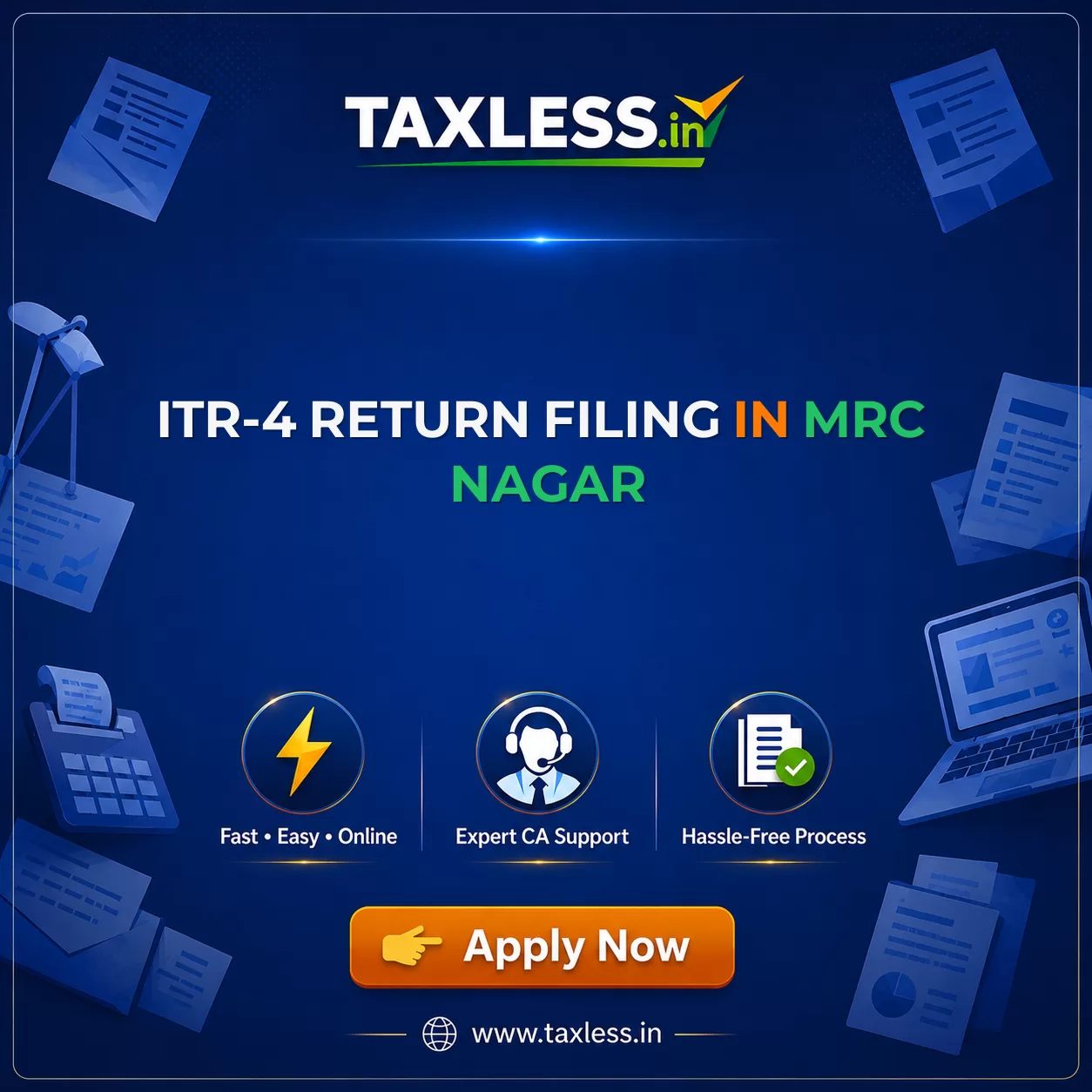 ITR-4 Return Filing in Mrc Nagar