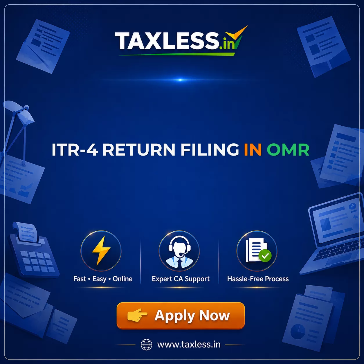 ITR-4 Return Filing in Omr