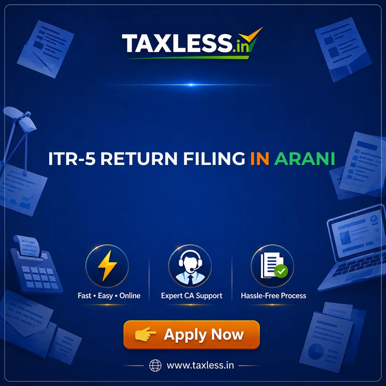 ITR-5 Return Filing in Arani