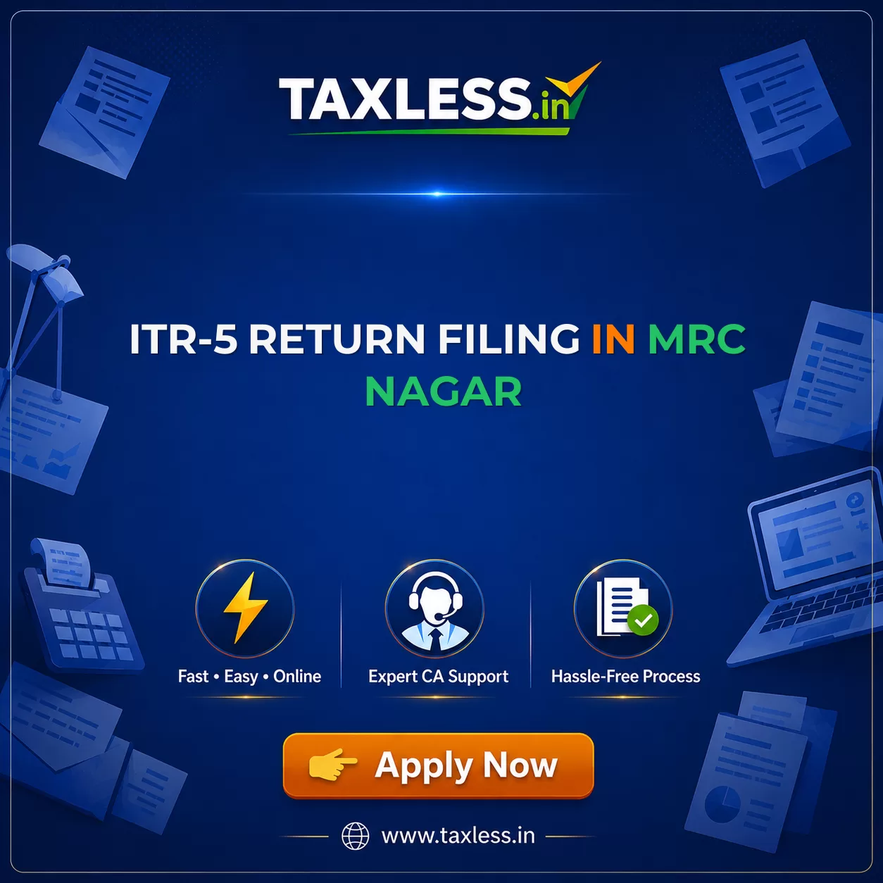 ITR-5 Return Filing in Mrc Nagar