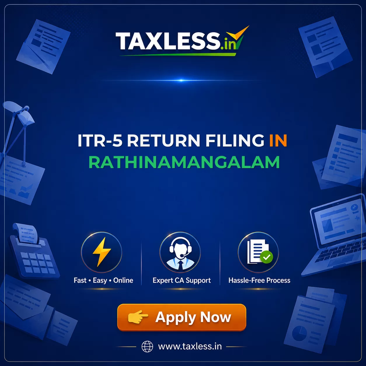 ITR-5 Return Filing in Rathinamangalam