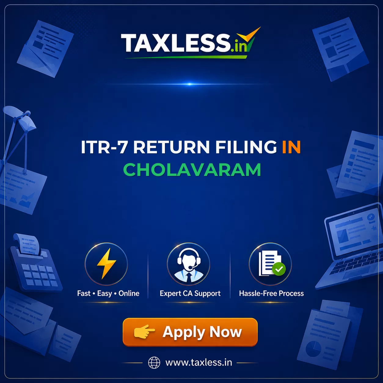 ITR-7 Return Filing in Cholavaram