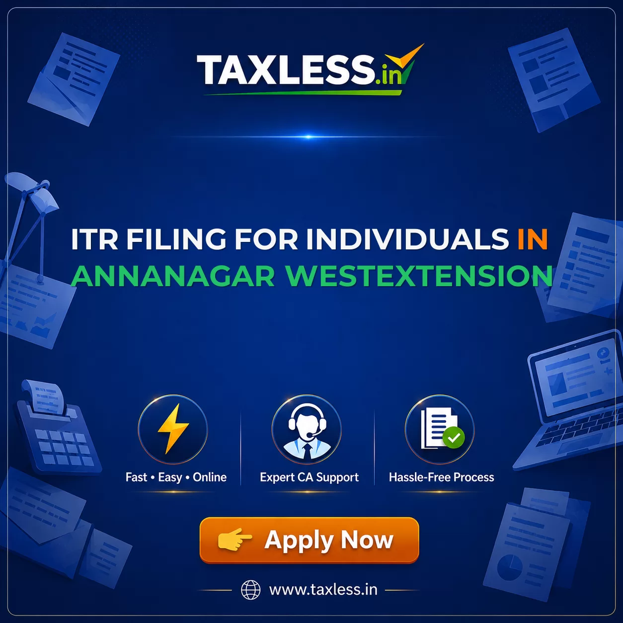 ITR Filing For Individuals in Annanagar Westextension