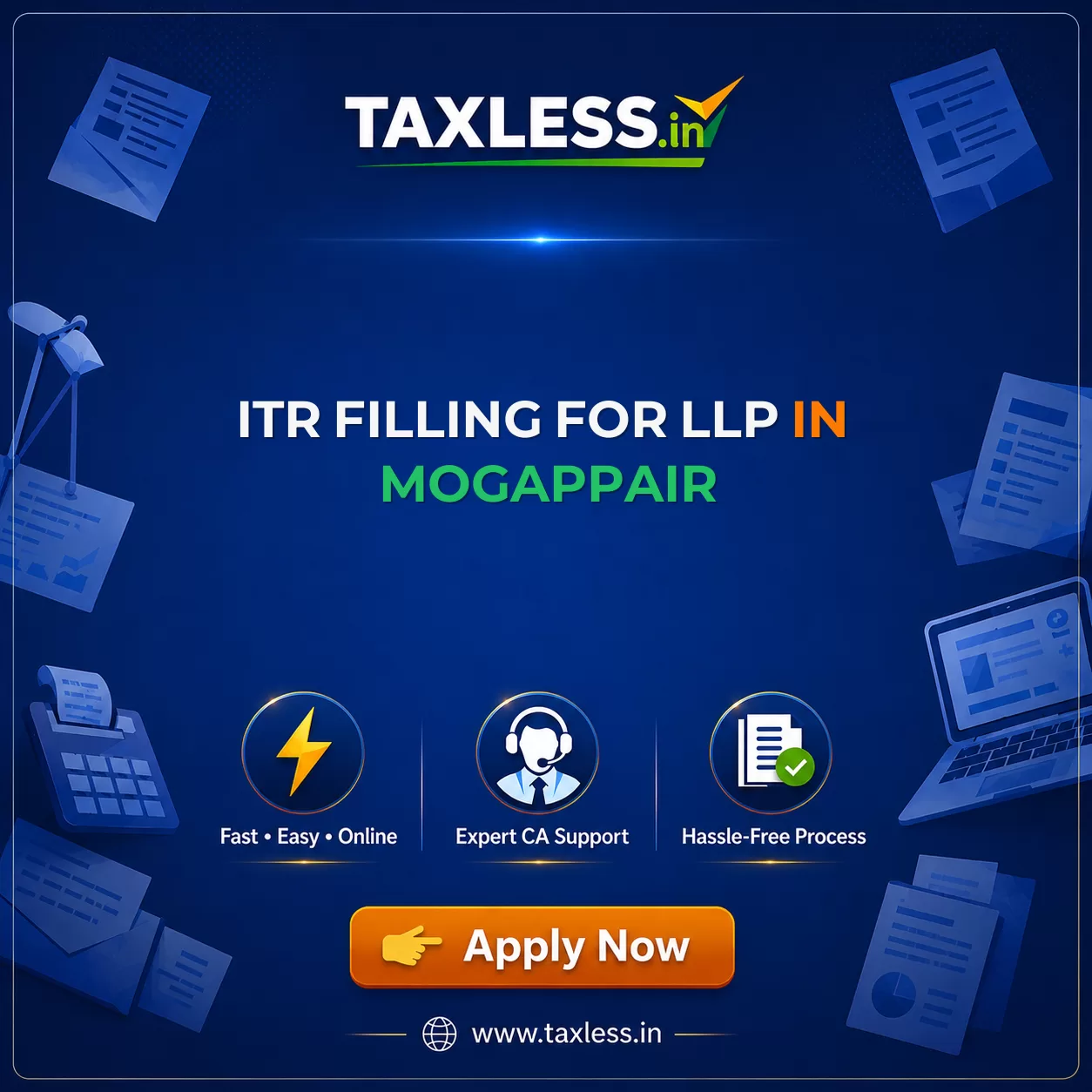 ITR Filling For LLP in Mogappair