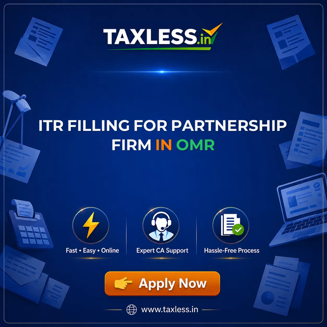 ITR Filling For Partnership Firm in Omr