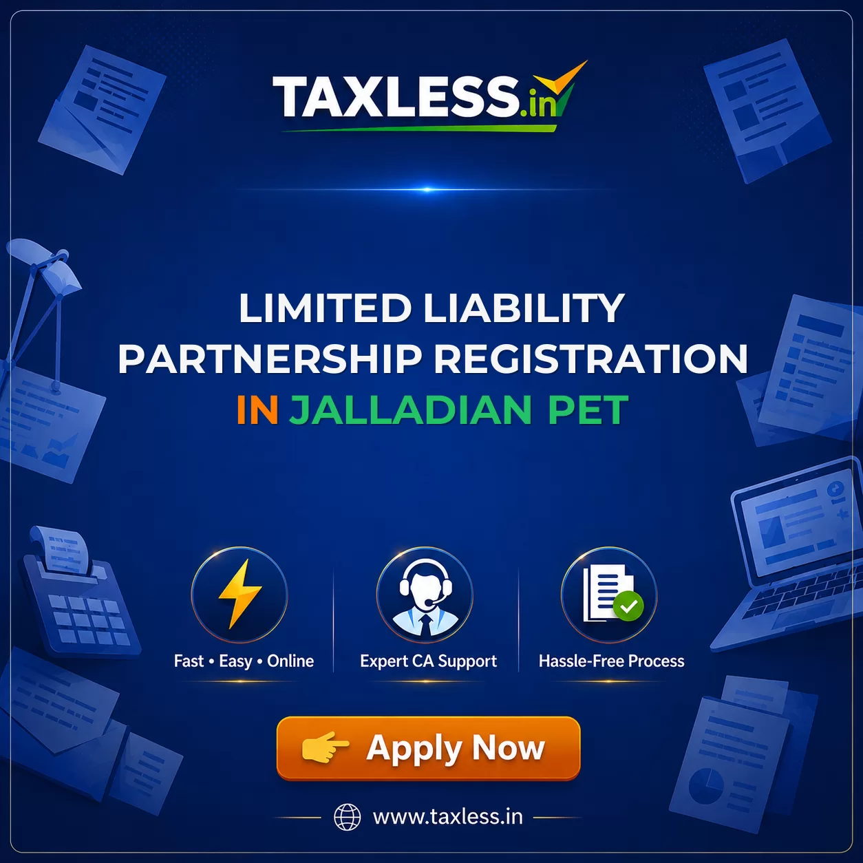 Limited Liability Partnership Registration in Jalladian Pet