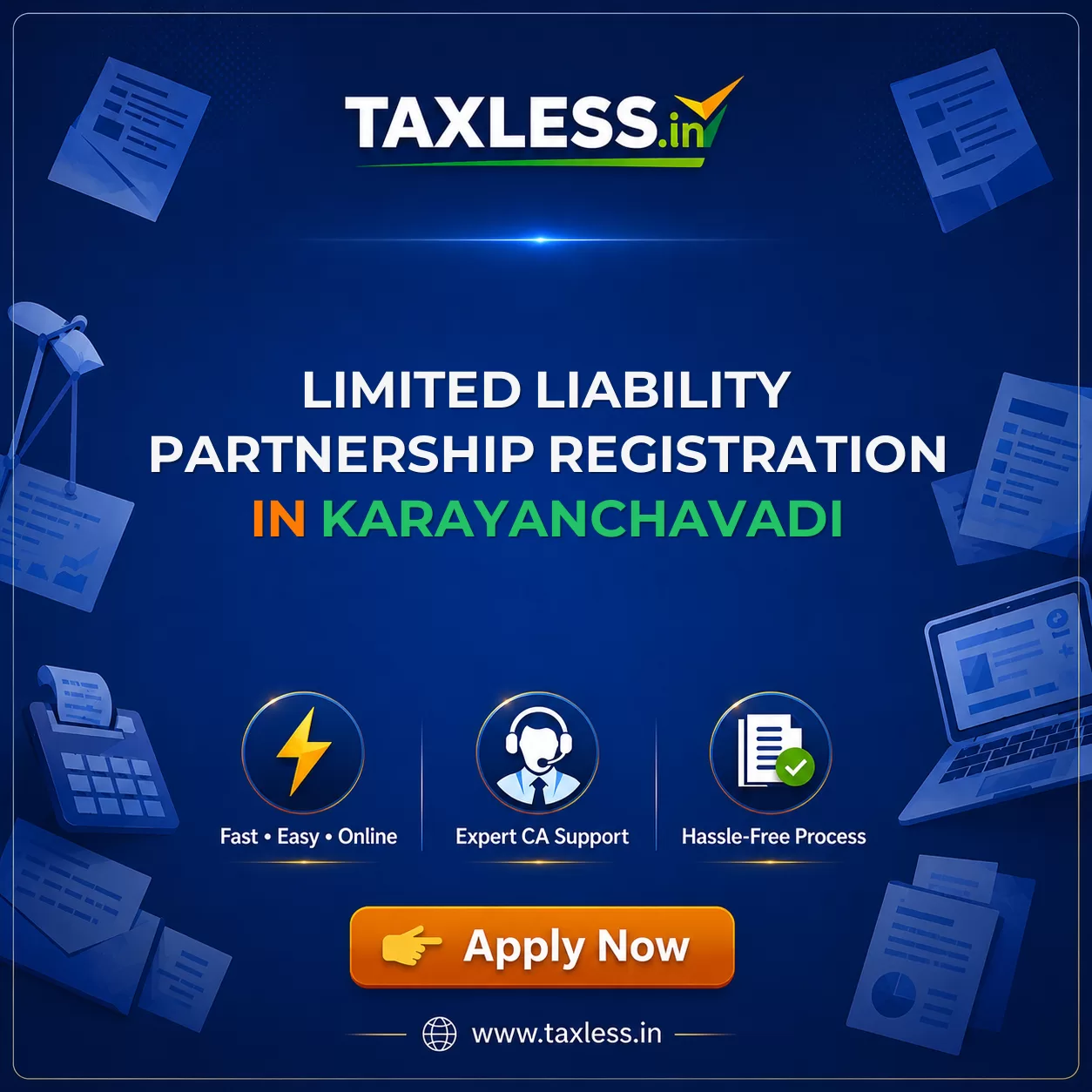 Limited Liability Partnership Registration in Karayanchavadi