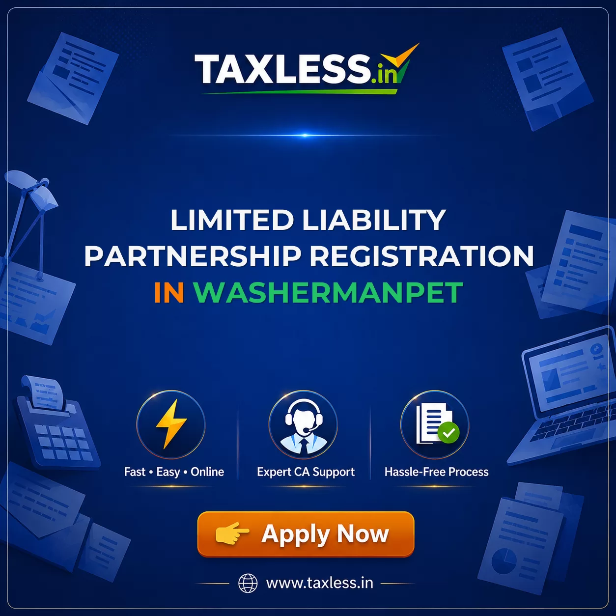 Limited Liability Partnership Registration in Washermanpet