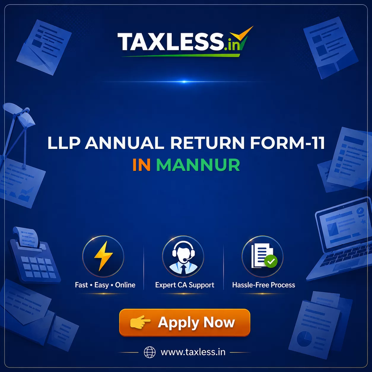 LLP Annual Return Form-11 in Mannur
