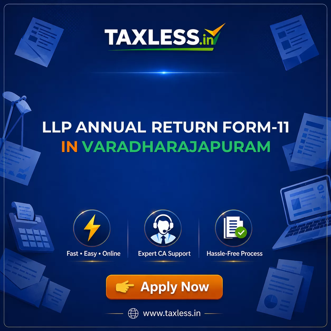 LLP Annual Return Form-11 in Varadharajapuram