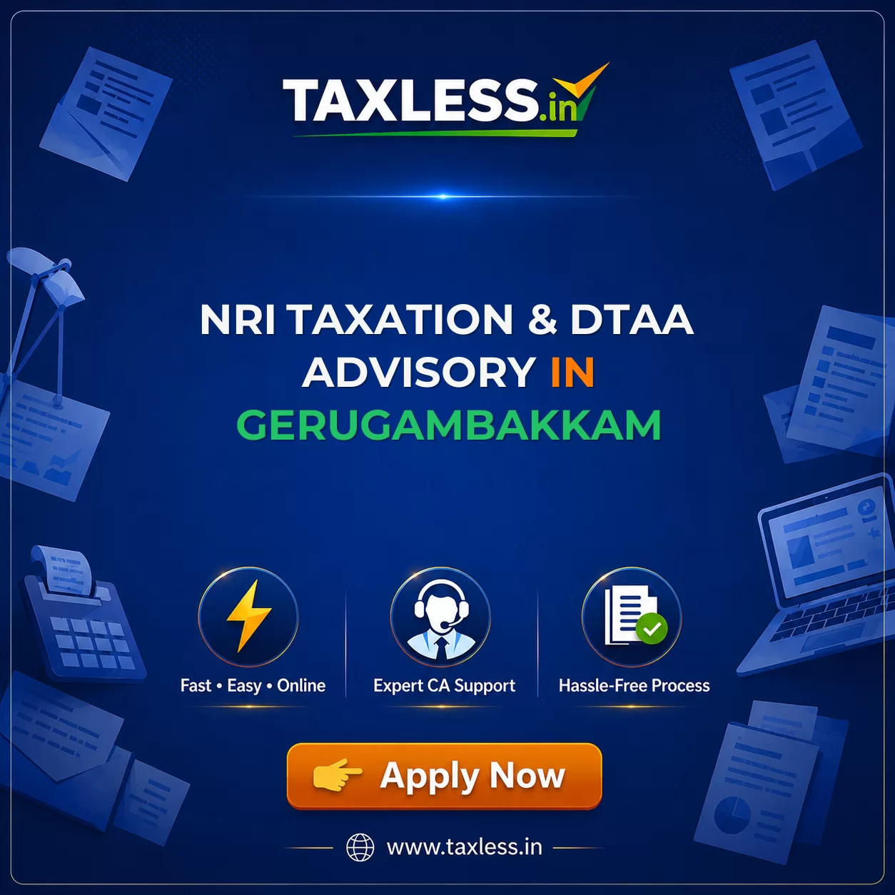 NRI Taxation & DTAA Advisory in Gerugambakkam