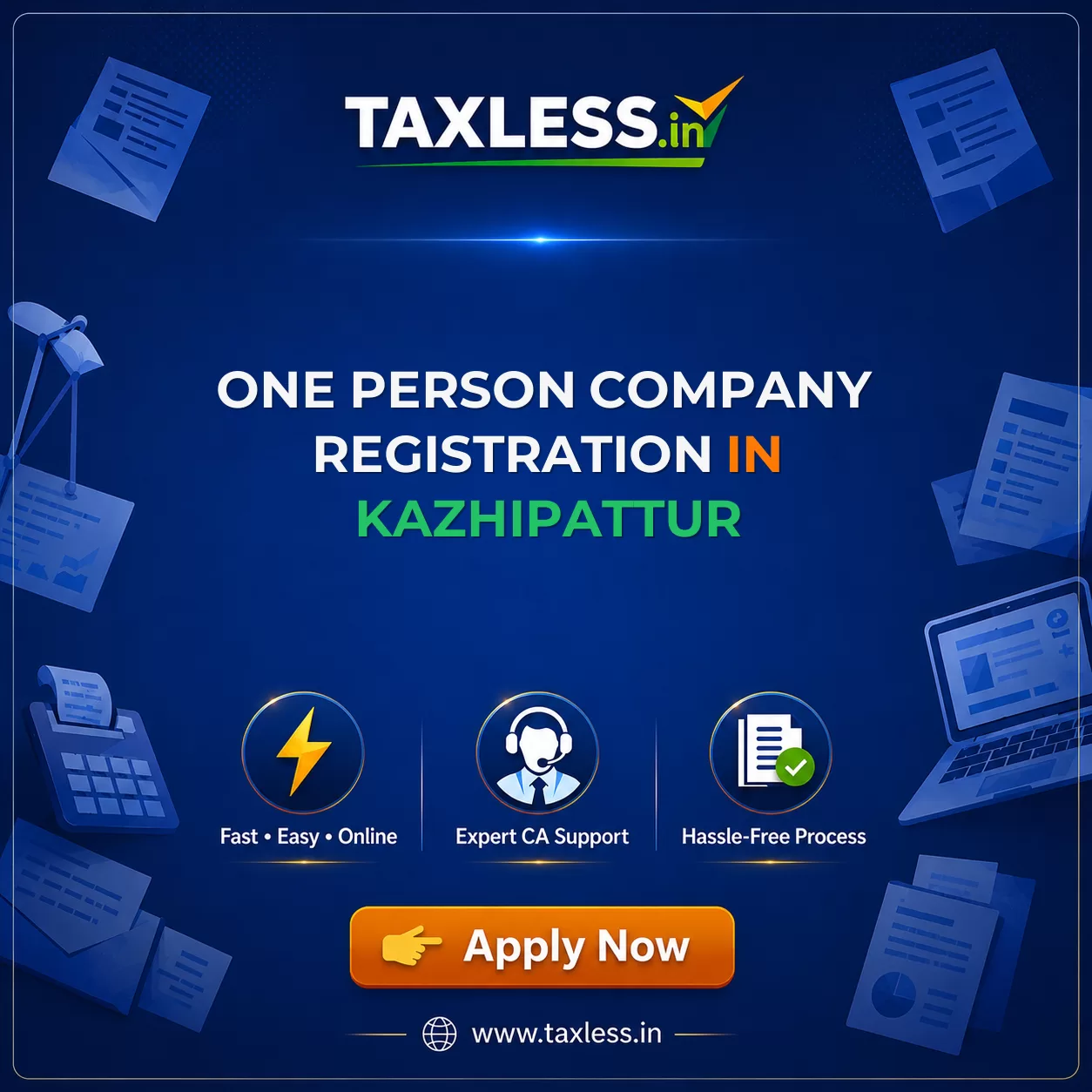 One Person Company Registration in Kazhipattur