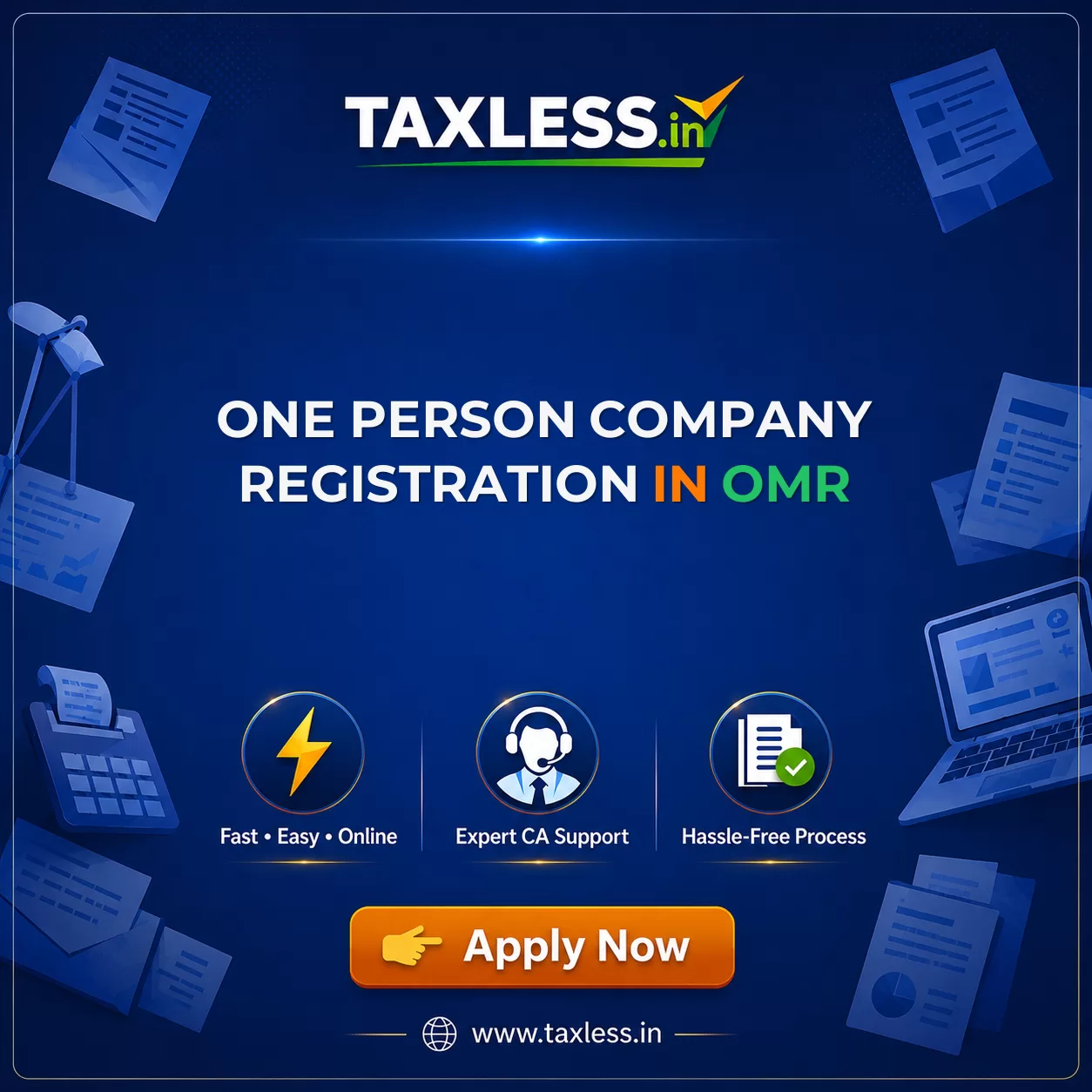 One Person Company Registration in Omr