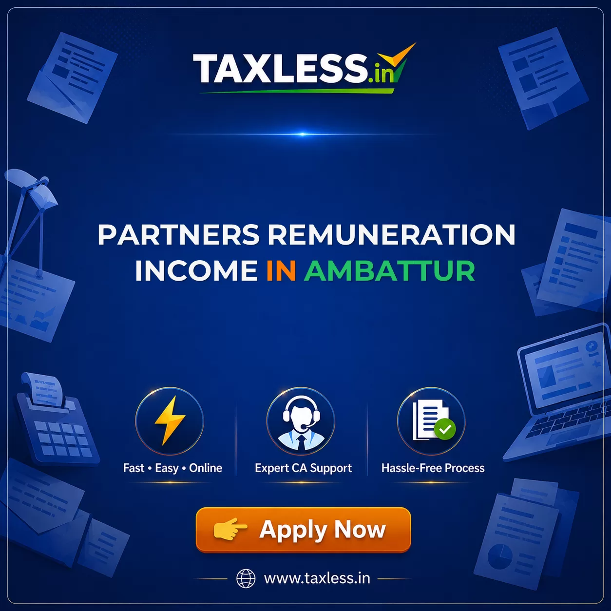 Partners Remuneration Income in Ambattur