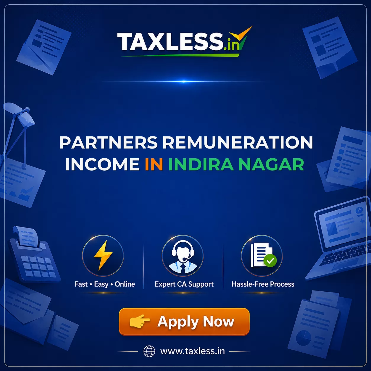 Partners Remuneration Income in Indira Nagar